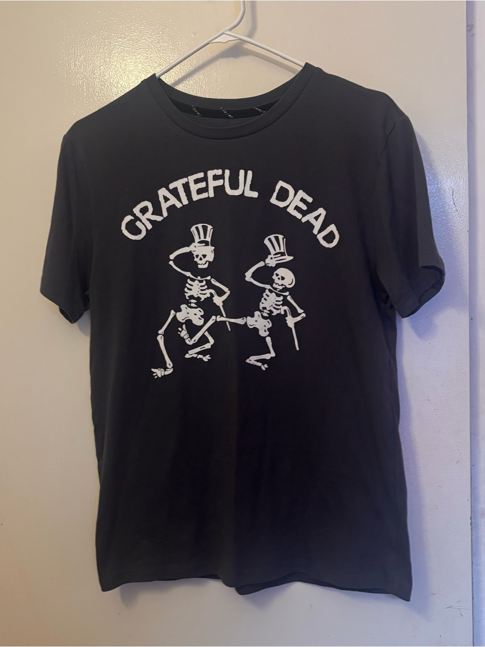 Grateful Dead Black and White Logo Crewneck Shirt